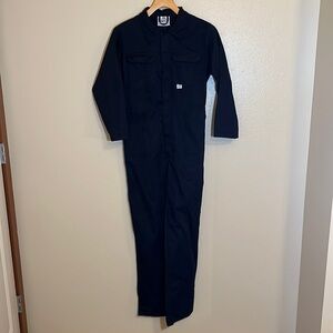 BLUE Castle Navy Work Halloween Costume One Piece Jumpsuit